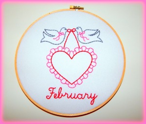 February embroidery