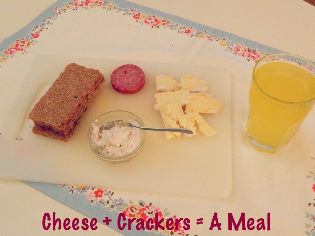 cheese and cracker meal