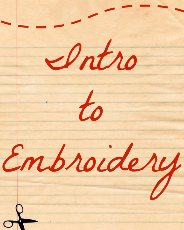 Intro to embroidery